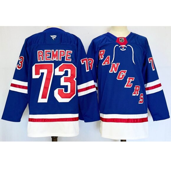 Mens Matt Rempe Royal Stitched Jersey